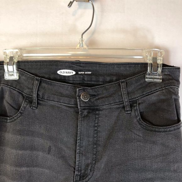 Old Navy Super Skinny Stone Lake Jeans Size 8Tall - Picture 2 of 6